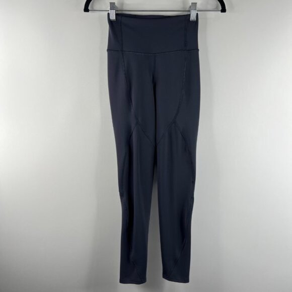 Lululemon Women's To The Beat Tight 24" Everlux Leggings Pants Size 2 Stone Blue - Picture 3 of 7